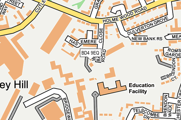 BD4 9EQ map - OS OpenMap – Local (Ordnance Survey) BD4 9EQ map - OS OpenMap – Local (Ordnance Survey)