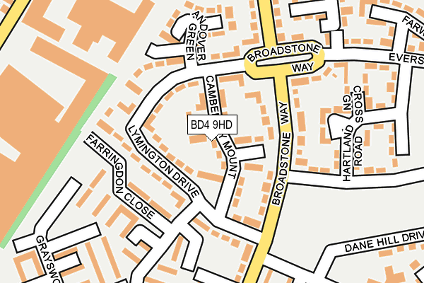 BD4 9HD map - OS OpenMap – Local (Ordnance Survey) BD4 9HD map - OS OpenMap – Local (Ordnance Survey)