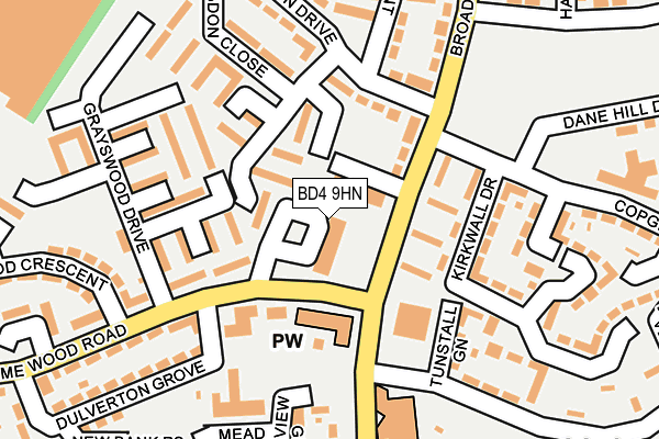 BD4 9HN map - OS OpenMap – Local (Ordnance Survey) BD4 9HN map - OS OpenMap – Local (Ordnance Survey)