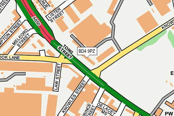 BD4 9PZ map - OS OpenMap – Local (Ordnance Survey) BD4 9PZ map - OS OpenMap – Local (Ordnance Survey)