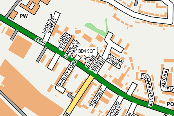 BD4 9QT map - OS OpenMap – Local (Ordnance Survey) BD4 9QT map - OS OpenMap – Local (Ordnance Survey)