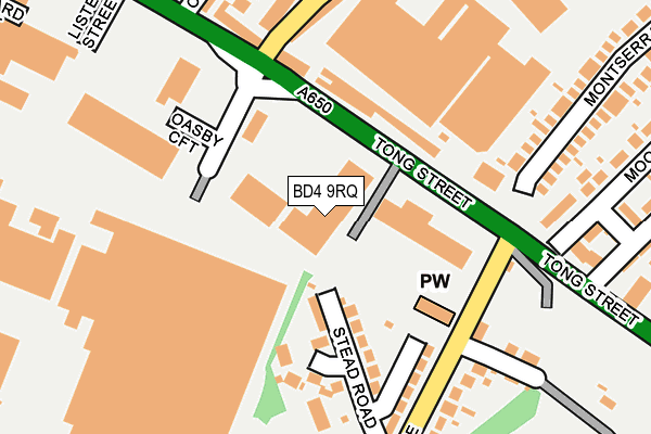 BD4 9RQ map - OS OpenMap – Local (Ordnance Survey) BD4 9RQ map - OS OpenMap – Local (Ordnance Survey)
