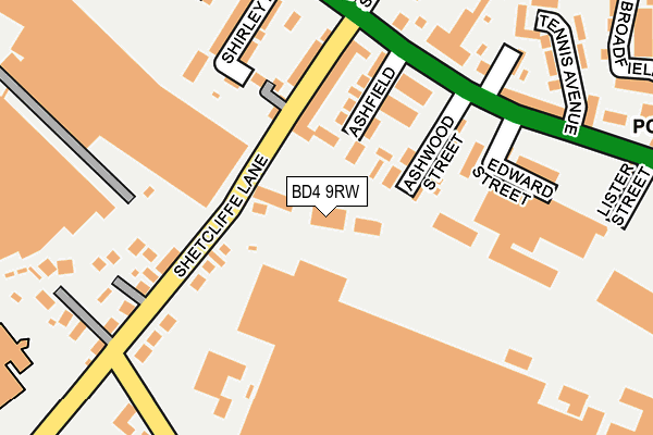 BD4 9RW map - OS OpenMap – Local (Ordnance Survey) BD4 9RW map - OS OpenMap – Local (Ordnance Survey)