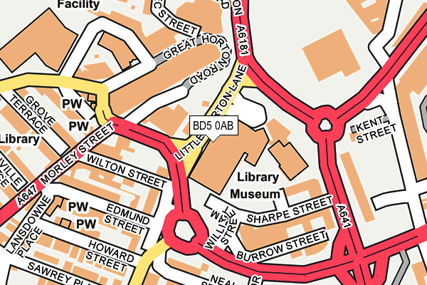BD5 0AB map - OS OpenMap – Local (Ordnance Survey) BD5 0AB map - OS OpenMap – Local (Ordnance Survey)