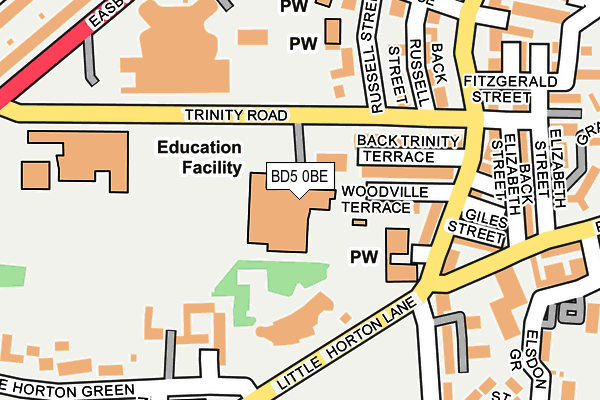 BD5 0BE map - OS OpenMap – Local (Ordnance Survey) BD5 0BE map - OS OpenMap – Local (Ordnance Survey)