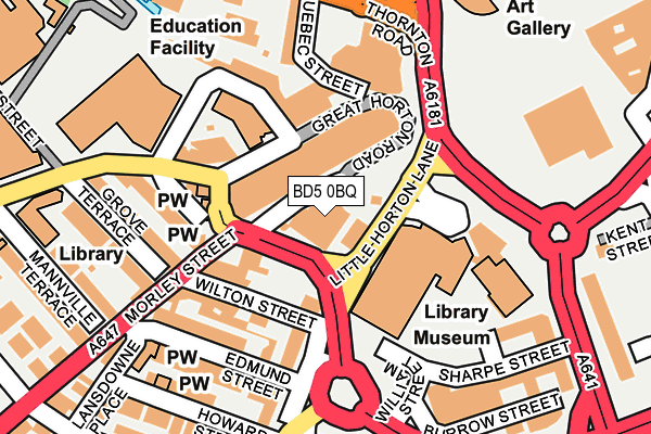 BD5 0BQ map - OS OpenMap – Local (Ordnance Survey) BD5 0BQ map - OS OpenMap – Local (Ordnance Survey)