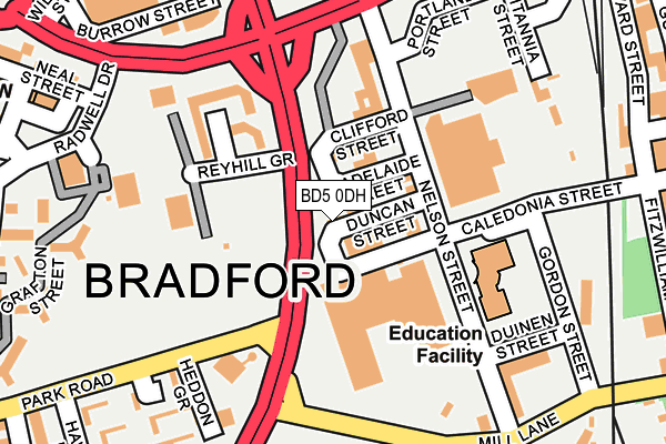 BD5 0DH map - OS OpenMap – Local (Ordnance Survey) BD5 0DH map - OS OpenMap – Local (Ordnance Survey)