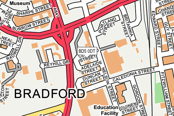 BD5 0DT map - OS OpenMap – Local (Ordnance Survey) BD5 0DT map - OS OpenMap – Local (Ordnance Survey)