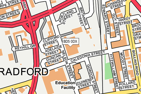 BD5 0DX map - OS OpenMap – Local (Ordnance Survey) BD5 0DX map - OS OpenMap – Local (Ordnance Survey)