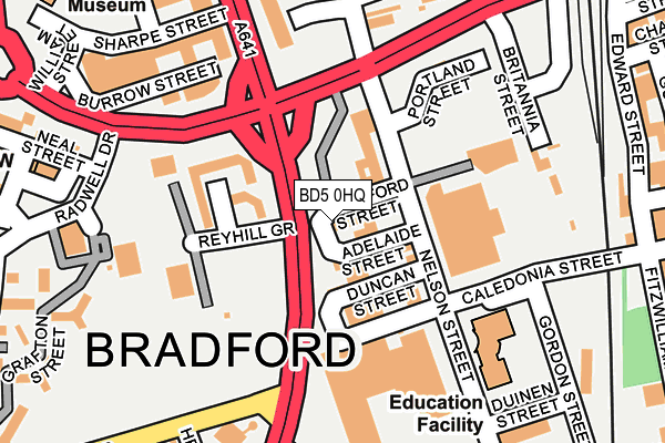 BD5 0HQ map - OS OpenMap – Local (Ordnance Survey) BD5 0HQ map - OS OpenMap – Local (Ordnance Survey)