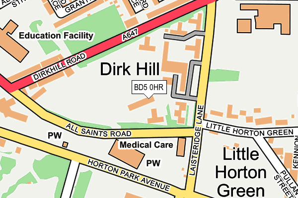BD5 0HR map - OS OpenMap – Local (Ordnance Survey) BD5 0HR map - OS OpenMap – Local (Ordnance Survey)