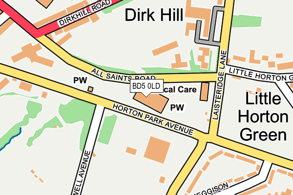 BD5 0LD map - OS OpenMap – Local (Ordnance Survey) BD5 0LD map - OS OpenMap – Local (Ordnance Survey)