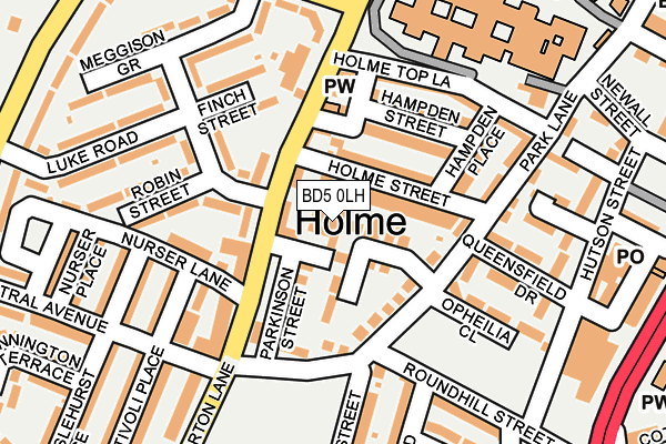BD5 0LH map - OS OpenMap – Local (Ordnance Survey) BD5 0LH map - OS OpenMap – Local (Ordnance Survey)