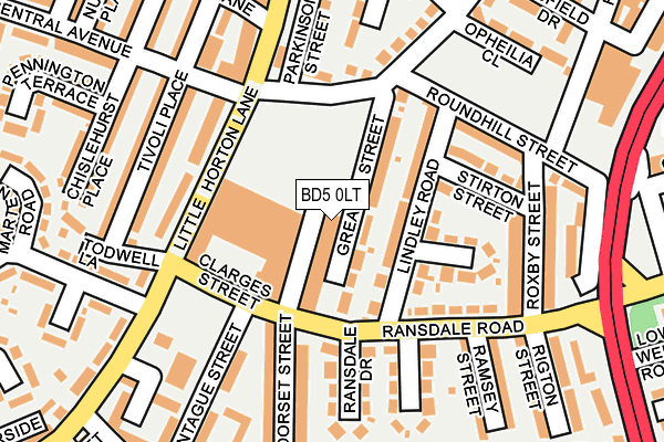 BD5 0LT map - OS OpenMap – Local (Ordnance Survey) BD5 0LT map - OS OpenMap – Local (Ordnance Survey)