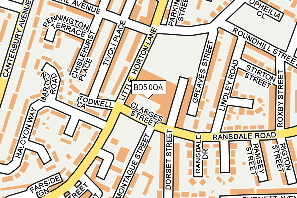 BD5 0QA map - OS OpenMap – Local (Ordnance Survey) BD5 0QA map - OS OpenMap – Local (Ordnance Survey)