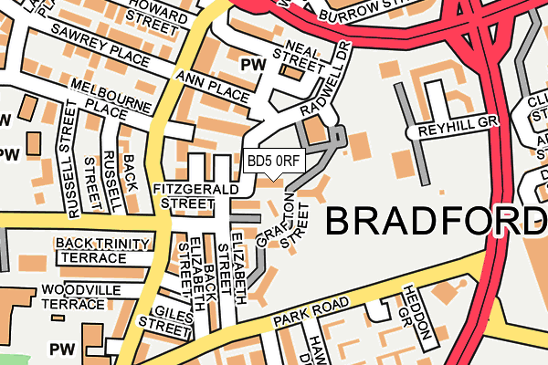 BD5 0RF map - OS OpenMap – Local (Ordnance Survey) BD5 0RF map - OS OpenMap – Local (Ordnance Survey)