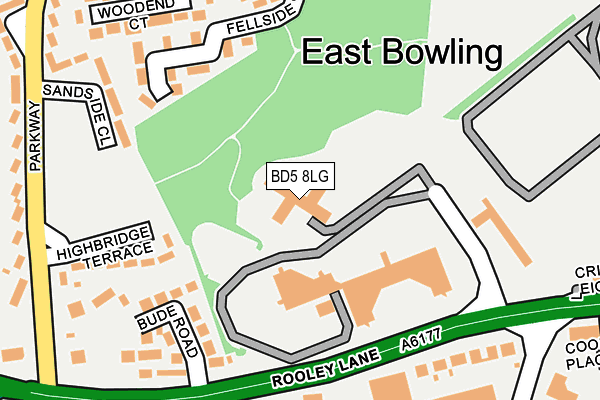 BD5 8LG map - OS OpenMap – Local (Ordnance Survey) BD5 8LG map - OS OpenMap – Local (Ordnance Survey)