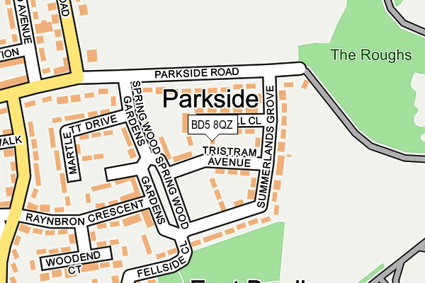 BD5 8QZ map - OS OpenMap – Local (Ordnance Survey) BD5 8QZ map - OS OpenMap – Local (Ordnance Survey)