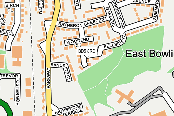 BD5 8RD map - OS OpenMap – Local (Ordnance Survey) BD5 8RD map - OS OpenMap – Local (Ordnance Survey)