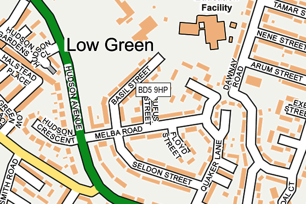BD5 9HP map - OS OpenMap – Local (Ordnance Survey) BD5 9HP map - OS OpenMap – Local (Ordnance Survey)