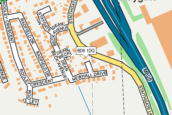 BD6 1DQ map - OS OpenMap – Local (Ordnance Survey) BD6 1DQ map - OS OpenMap – Local (Ordnance Survey)