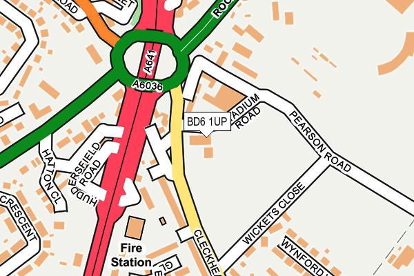 BD6 1UP map - OS OpenMap – Local (Ordnance Survey) BD6 1UP map - OS OpenMap – Local (Ordnance Survey)