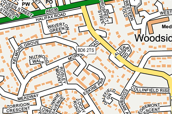 BD6 2TS map - OS OpenMap – Local (Ordnance Survey) BD6 2TS map - OS OpenMap – Local (Ordnance Survey)
