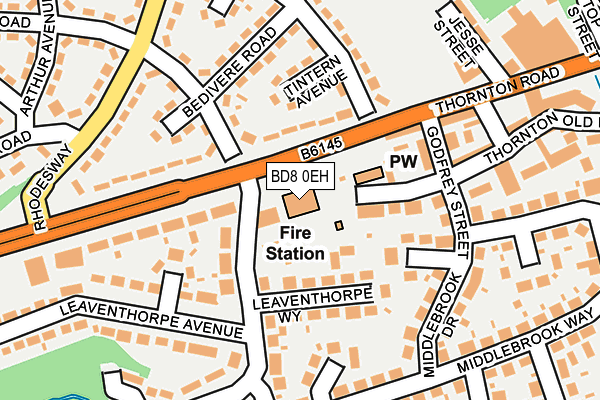 BD8 0EH map - OS OpenMap – Local (Ordnance Survey) BD8 0EH map - OS OpenMap – Local (Ordnance Survey)
