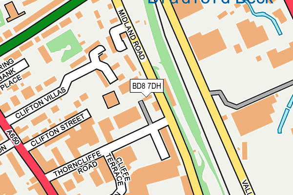 BD8 7DH map - OS OpenMap – Local (Ordnance Survey) BD8 7DH map - OS OpenMap – Local (Ordnance Survey)