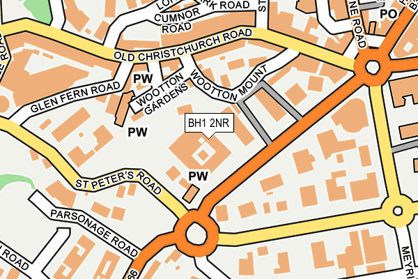 BH1 2NR map - OS OpenMap – Local (Ordnance Survey) BH1 2NR map - OS OpenMap – Local (Ordnance Survey)