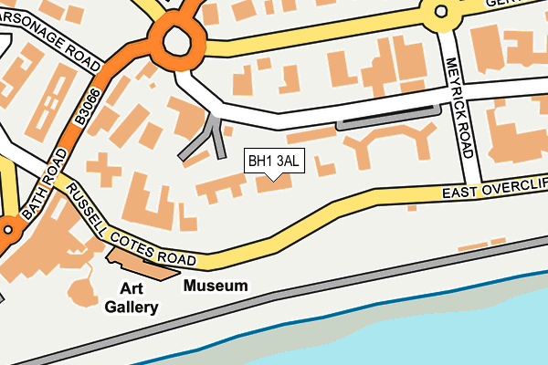 BH1 3AL map - OS OpenMap – Local (Ordnance Survey) BH1 3AL map - OS OpenMap – Local (Ordnance Survey)
