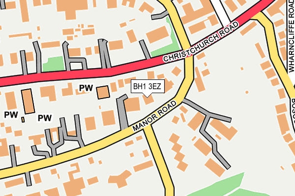 BH1 3EZ map - OS OpenMap – Local (Ordnance Survey) BH1 3EZ map - OS OpenMap – Local (Ordnance Survey)
