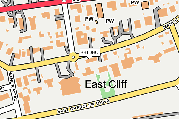 BH1 3HQ map - OS OpenMap – Local (Ordnance Survey) BH1 3HQ map - OS OpenMap – Local (Ordnance Survey)