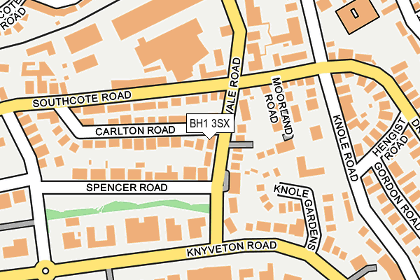 BH1 3SX map - OS OpenMap – Local (Ordnance Survey) BH1 3SX map - OS OpenMap – Local (Ordnance Survey)