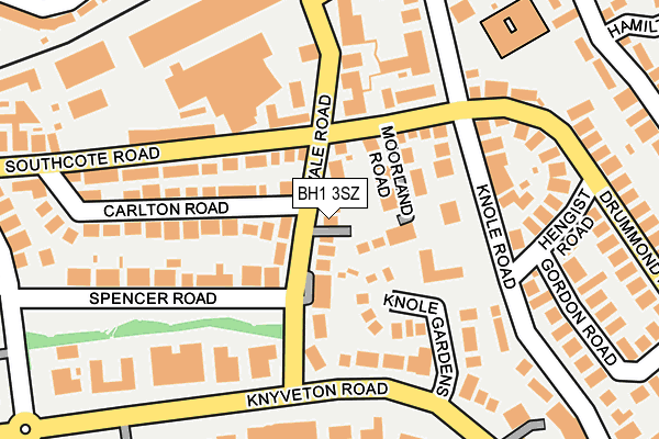BH1 3SZ map - OS OpenMap – Local (Ordnance Survey) BH1 3SZ map - OS OpenMap – Local (Ordnance Survey)