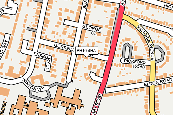 BH10 4HA map - OS OpenMap – Local (Ordnance Survey) BH10 4HA map - OS OpenMap – Local (Ordnance Survey)