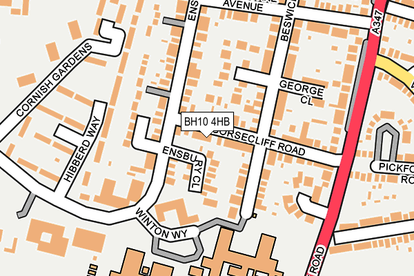 BH10 4HB map - OS OpenMap – Local (Ordnance Survey) BH10 4HB map - OS OpenMap – Local (Ordnance Survey)