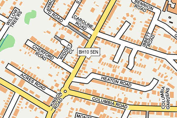 BH10 5EN map - OS OpenMap – Local (Ordnance Survey) BH10 5EN map - OS OpenMap – Local (Ordnance Survey)
