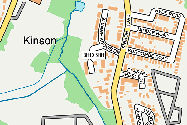BH10 5HH map - OS OpenMap – Local (Ordnance Survey) BH10 5HH map - OS OpenMap – Local (Ordnance Survey)