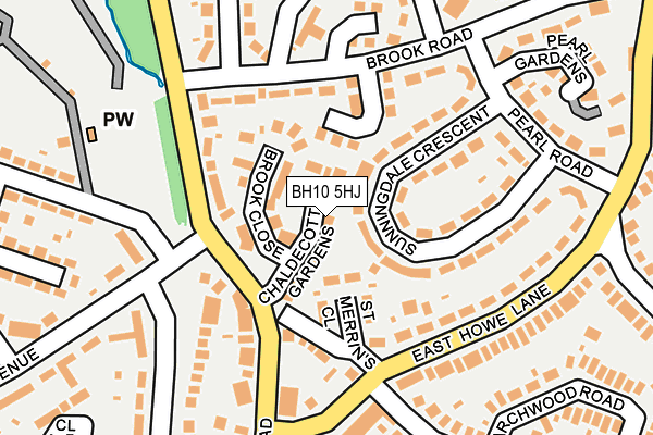 BH10 5HJ map - OS OpenMap – Local (Ordnance Survey) BH10 5HJ map - OS OpenMap – Local (Ordnance Survey)