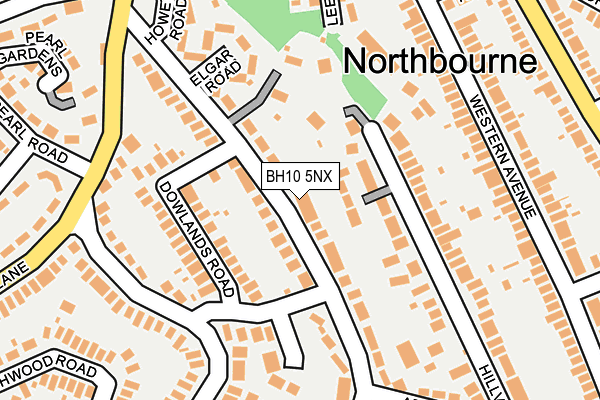 BH10 5NX map - OS OpenMap – Local (Ordnance Survey) BH10 5NX map - OS OpenMap – Local (Ordnance Survey)