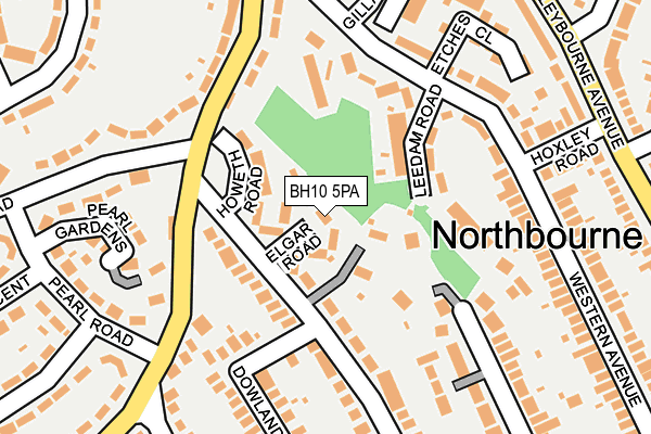 BH10 5PA map - OS OpenMap – Local (Ordnance Survey) BH10 5PA map - OS OpenMap – Local (Ordnance Survey)