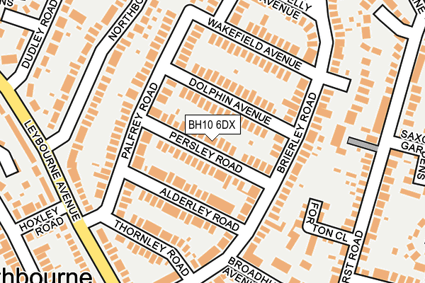 BH10 6DX map - OS OpenMap – Local (Ordnance Survey) BH10 6DX map - OS OpenMap – Local (Ordnance Survey)