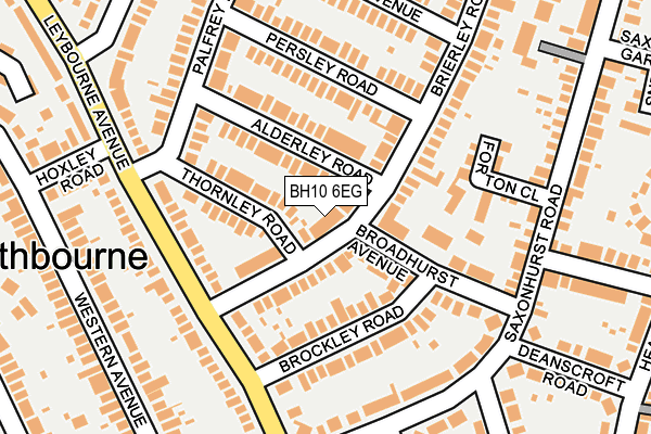 BH10 6EG map - OS OpenMap – Local (Ordnance Survey) BH10 6EG map - OS OpenMap – Local (Ordnance Survey)