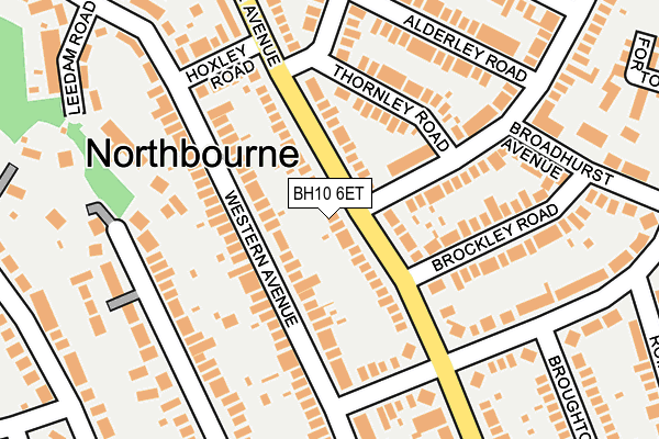 BH10 6ET map - OS OpenMap – Local (Ordnance Survey) BH10 6ET map - OS OpenMap – Local (Ordnance Survey)