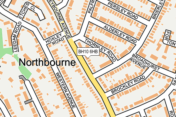 BH10 6HB map - OS OpenMap – Local (Ordnance Survey) BH10 6HB map - OS OpenMap – Local (Ordnance Survey)