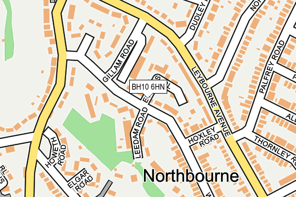 BH10 6HN map - OS OpenMap – Local (Ordnance Survey) BH10 6HN map - OS OpenMap – Local (Ordnance Survey)