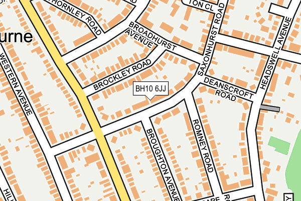 BH10 6JJ map - OS OpenMap – Local (Ordnance Survey) BH10 6JJ map - OS OpenMap – Local (Ordnance Survey)
