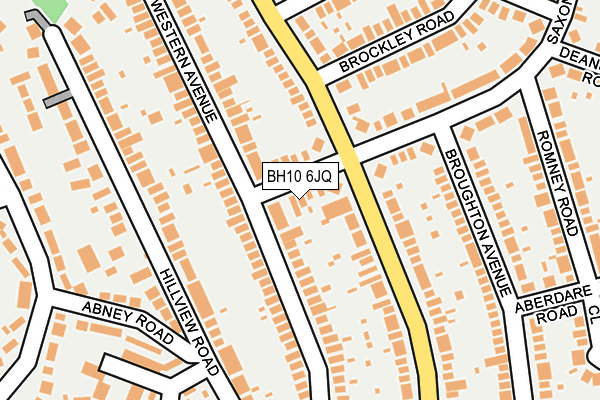 BH10 6JQ map - OS OpenMap – Local (Ordnance Survey) BH10 6JQ map - OS OpenMap – Local (Ordnance Survey)