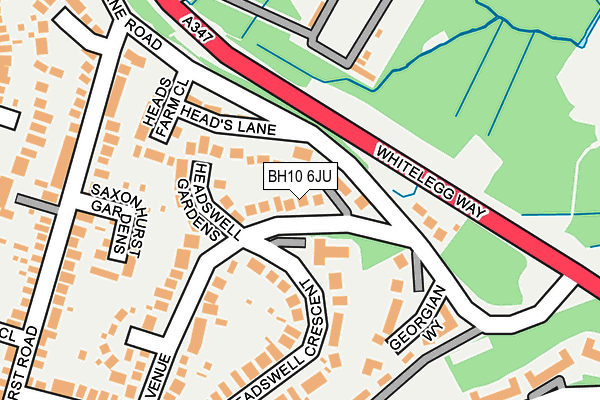 BH10 6JU map - OS OpenMap – Local (Ordnance Survey) BH10 6JU map - OS OpenMap – Local (Ordnance Survey)